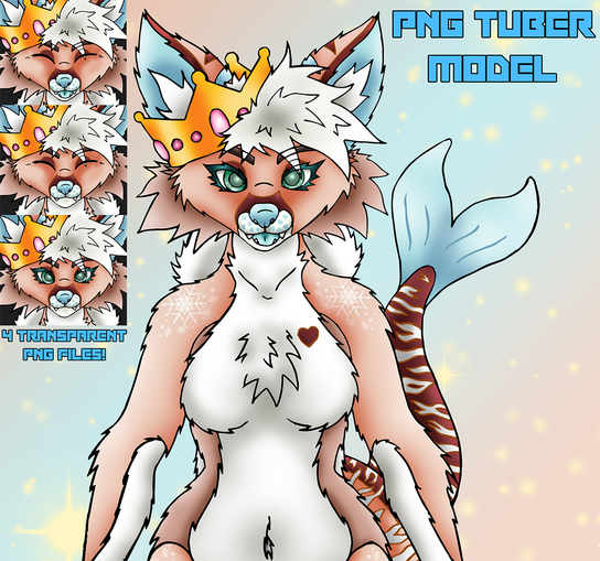 PNG Tuber model 40€ (45€ if full body)